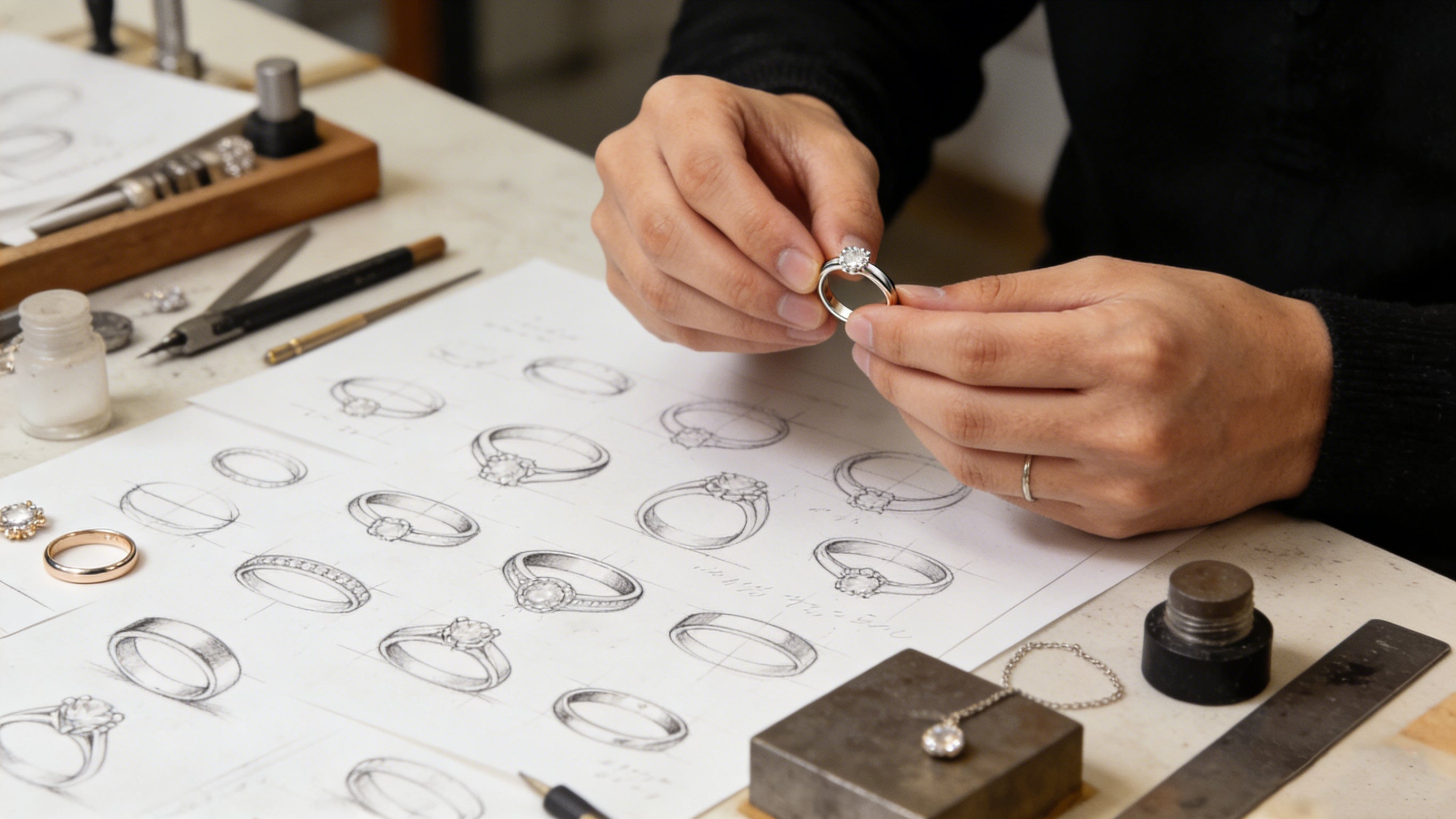 How to Create Your First Nordic-Style Custom Engagement Ring