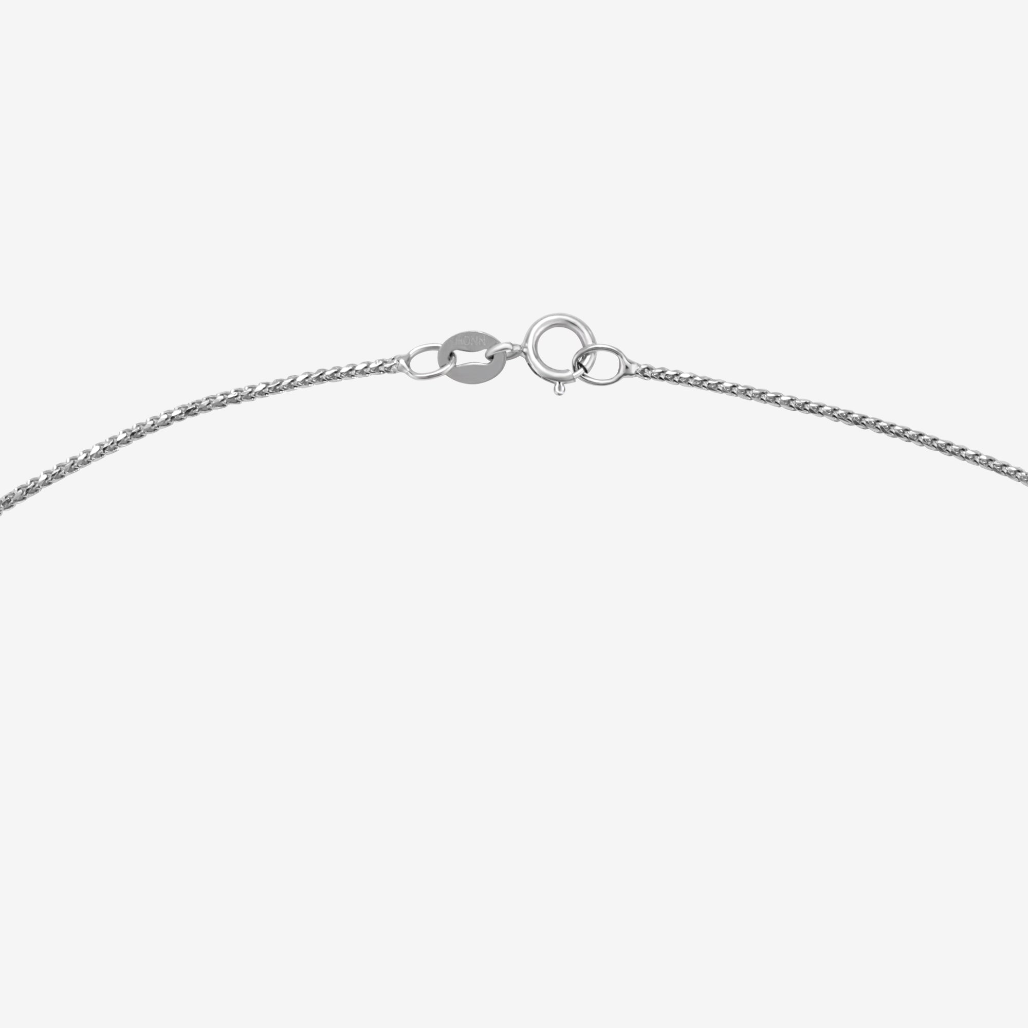 18k white gold chain 46cm