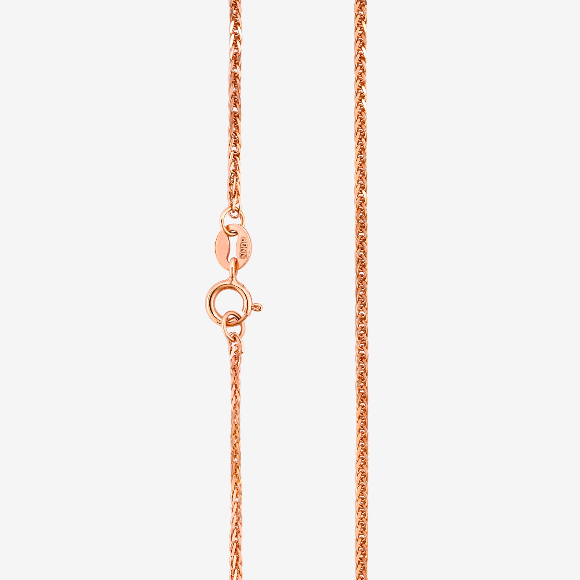 18k rose gold chain 50cm