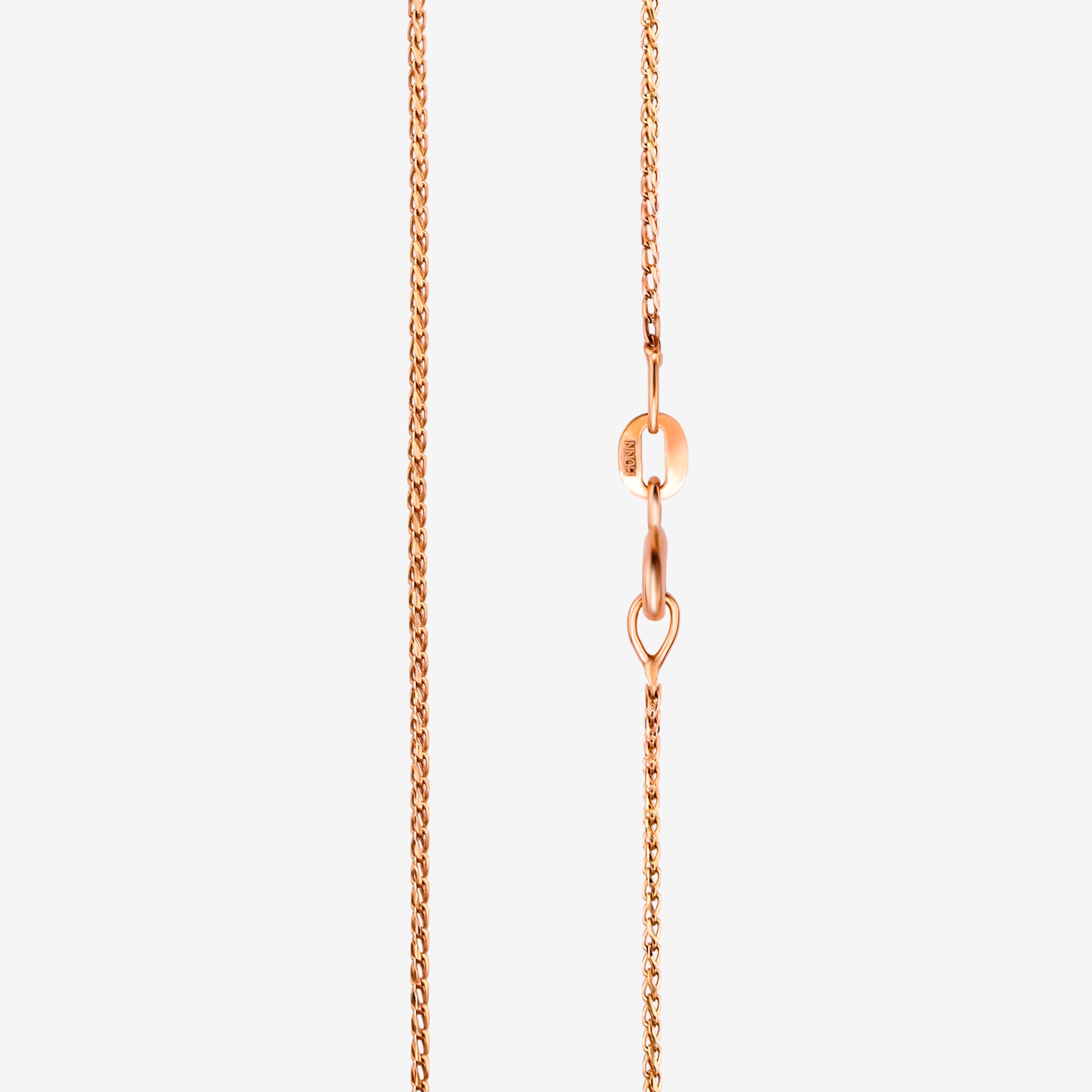 18k rose gold chain 40cm