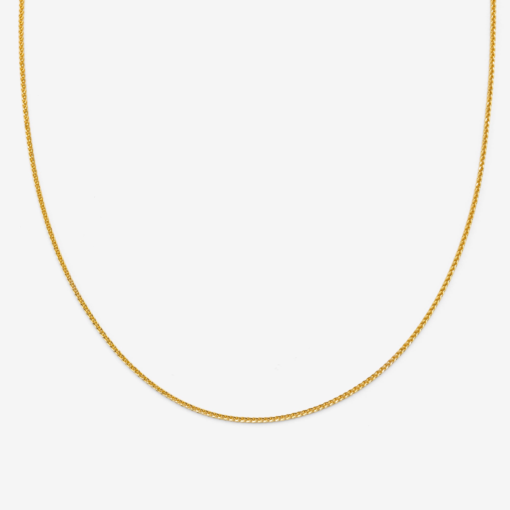 18k yellow gold chain 44cm