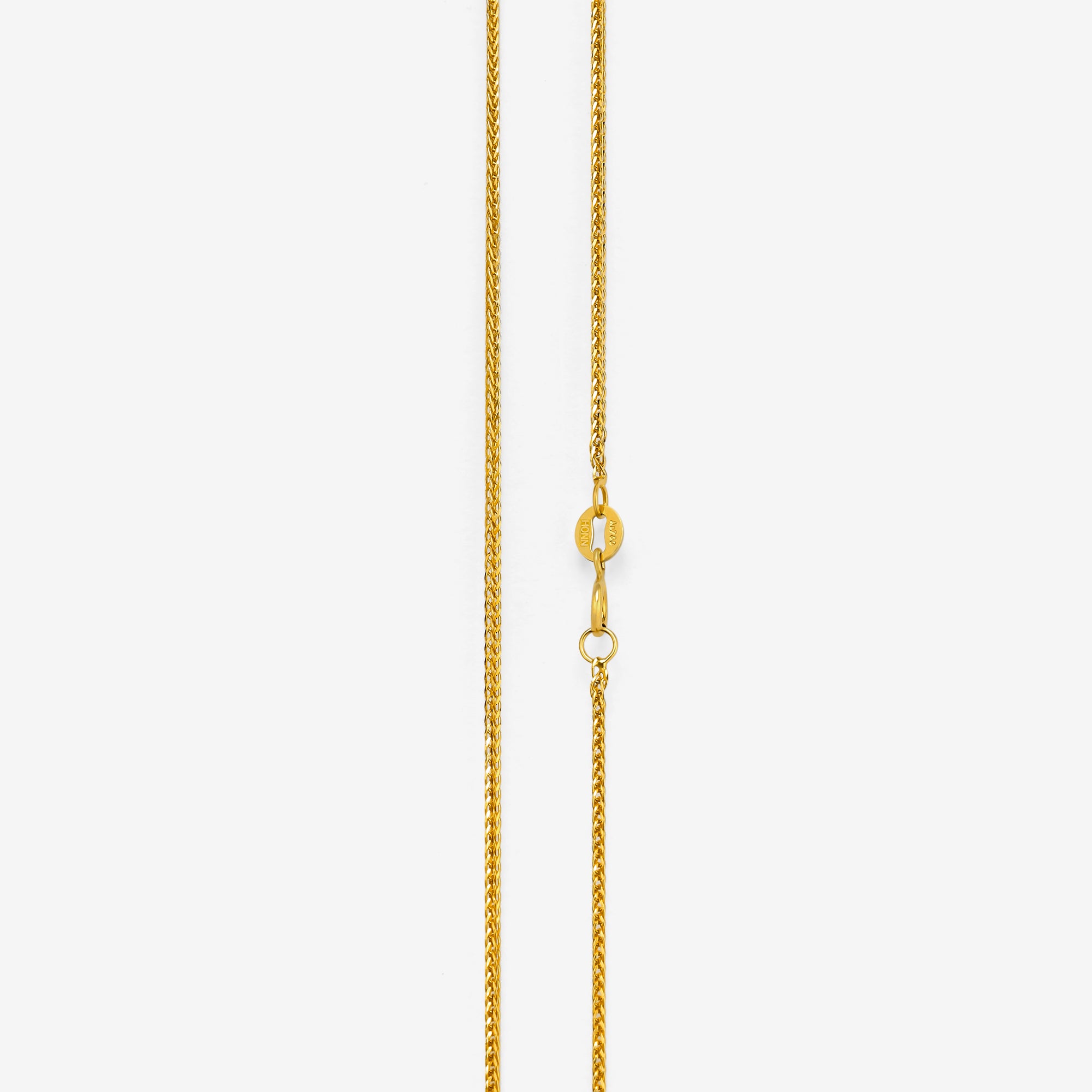 18k yellow gold chain 45cm